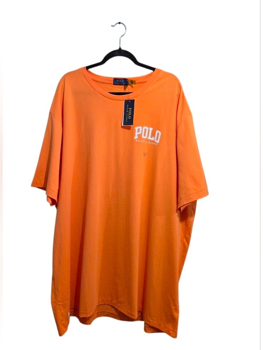 Polo Ralph Lauren Orange Graphic Logo Short Sleeve T-Shirt Men's Size 3XB
